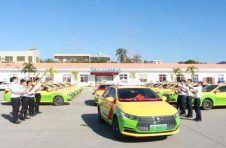 海南陵水第二批30辆新能源出租车投入运营