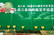 海南昌江设立了平价蔬菜供应点，平价菜保价稳供惠民