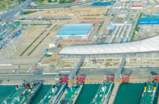 海口新海滚装码头客运综合枢纽项目主体结构完工 项目整体进度超70%